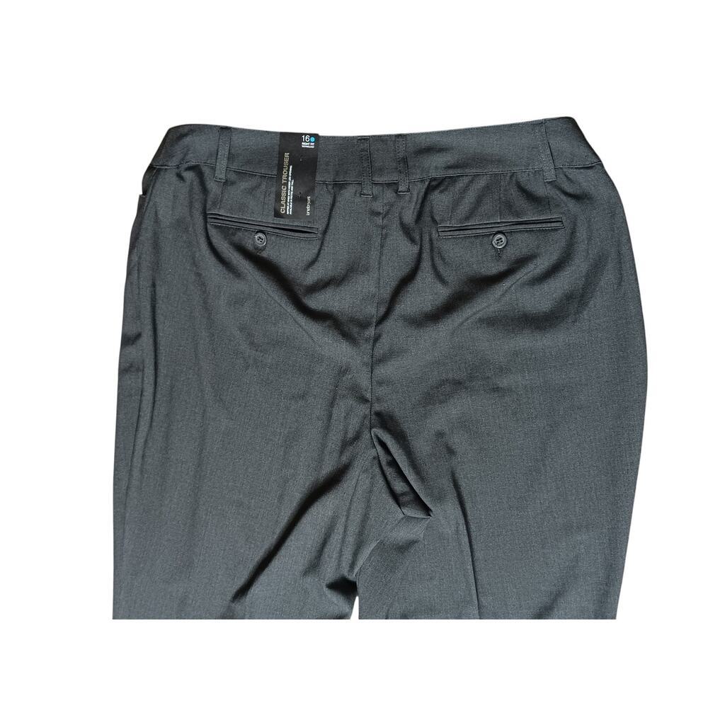 New Lane Bryant Gray Dress Pants Size 16 Average Women’s Career Trousers - Picture 10 of 15